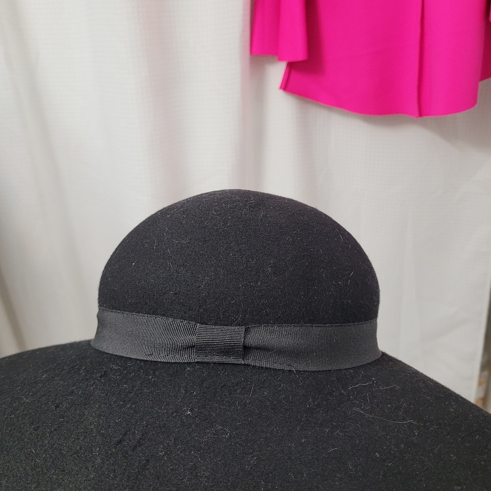 Black Wool Hat - image 1